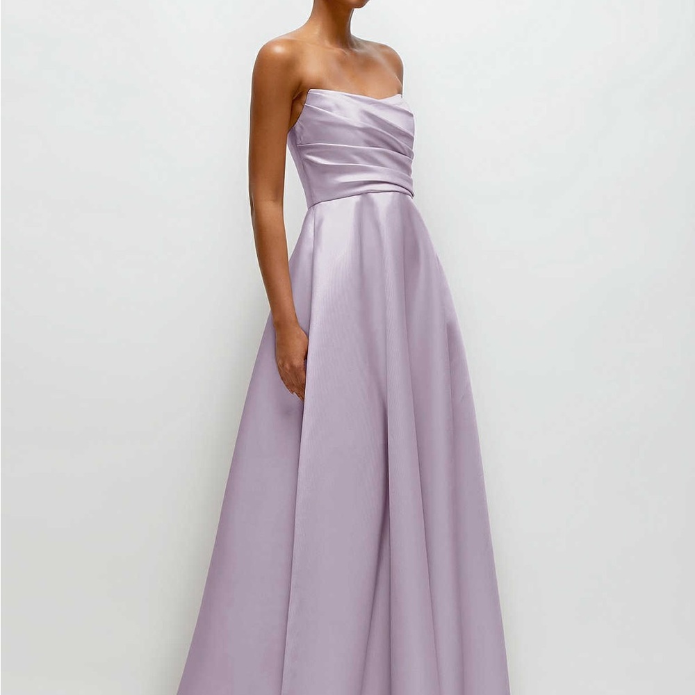 Dessy Collection Strapless Bridesmaid Dress - Lilac Haze